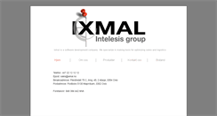 Desktop Screenshot of ixmal.no