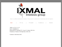 Tablet Screenshot of ixmal.no